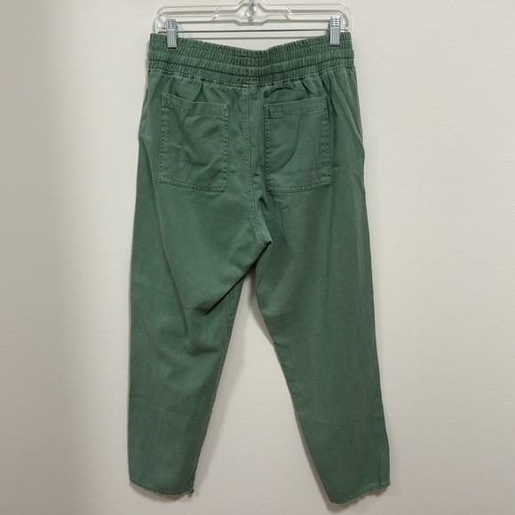Zara Soft Lyocell blend Pants with Distressed ends US L - Picture 2 of 2